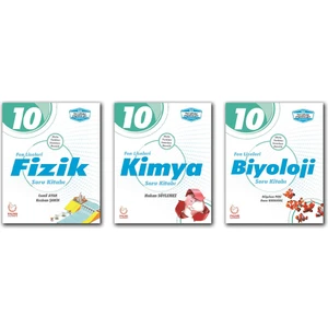 Palme Yayıncılık 10 Sınıf Fen Liseleri Fizik Kimya Biyoloji Soru Bankası Set 3 Kitap
