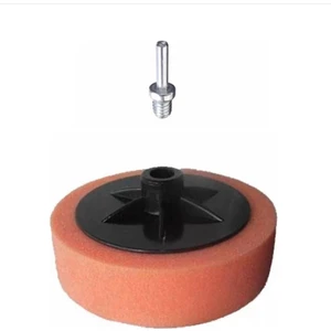 Rekotools- Pasta Cila Polisaj Süngeri 150 mm M14 Turuncu+ Matkap Aparatı