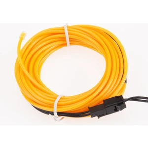 Araç Içi Torpido Şerit Ledi Renkli Ip Neon LED 3 Metre Sarı