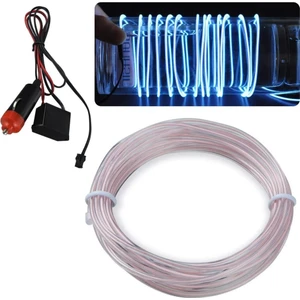Araç Içi Torpido Şerit Ledi Renkli Ip Neon LED 2 Metre Beyaz