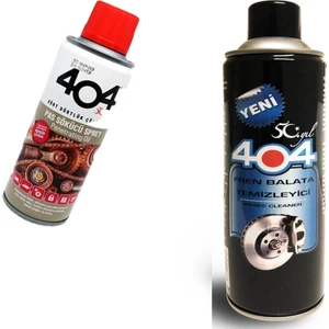 Süper Ikili 404 Balata Spreyi 500 ml 404 Pas Sökücü 200 ml