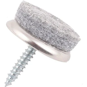 Sandalye Keçesi  Metal Taban 22 mm Vidalı