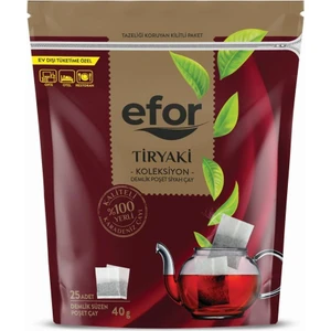 Efor Tiryaki Jumbo Demlik Poşet Siyah Çay - 40gr*25'li