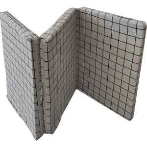 Vip Home Concept Katlanır Yatak Yer Yatağı Sünger Yatak Taşınabilen Tek Kişilik 80X180 Beyaz Pano 7 cm
