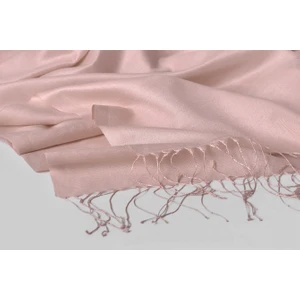 Marka Ipek Görünümlü Şal - Koyu Pudra Renk