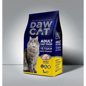 Dawcat Tavuklu Yetişkin Kedi Maması 1 kg
