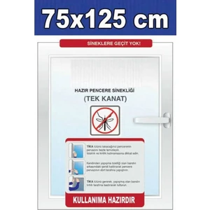 Tek Kanat Hazır Sineklik 75 x 125 cm Pencere Sineklik 5 Adet