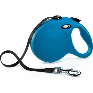 Mavi New Classic Şeritli Otomatik Gezdirme Tasması 5m Large