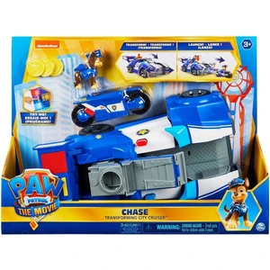 Spin Master 6060759 Paw Patrol, Chase'in 2si1 Arada Dönüşebilen Işıklı Şehir Aracı ve Sesli Motosikleti / Paw Patrol The Movie, Film Ürünü