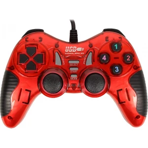 C-899 Pc Uyumlu USB Joystick Oyun Kolu Gamepad -Kırmızı