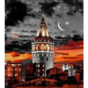 Hapy Hoby Galata Kulesi Renkli Sayılarla Boyama Seti