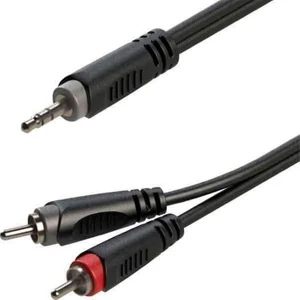 RX-K12905 5 Metre 3.5 mm Stereo - Çift Rca Gitar Ses Kablo