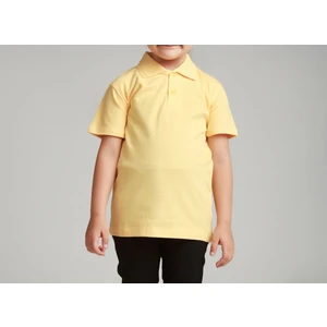 Nacar Çarşı Cocuk Polo Yaka Kısa Kol Sarı Okul