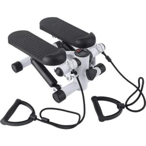 Crosstep Egzersiz Aleti Adım Bandı Step Hava Tırmanıcısı Direnç Bandı ve LCD Ekranlı Adım Spor Egzersiz Makinesi