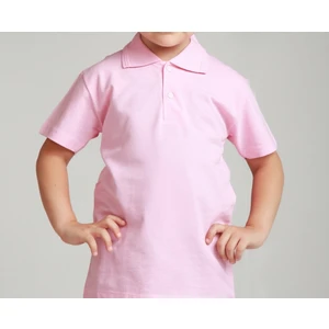 Nacar Çarşı Cocuk Polo Yaka Kısa Kol Pembe Okul