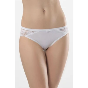 Kadın Beyaz 2'li Likralı Dantelli Bikini Külot 956