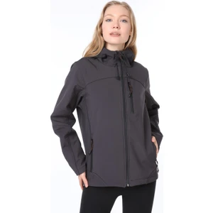 Ghassy Co. Kadın Su Rüzgar Geçirmez Softshell Spor Mont