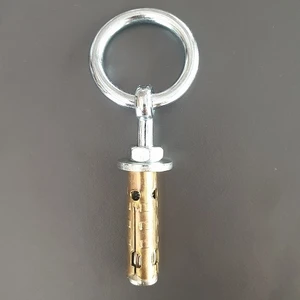 Halkalı Çelik Dübel - Salıncak -Hamak Vb. M8 mm (2 Adet)