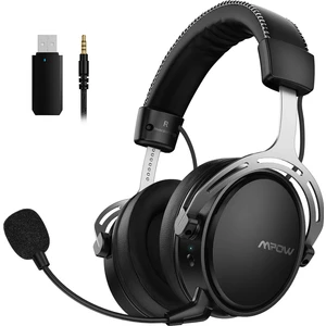 Air II Kablo Üzeri Kontrollü 3D Surround Kablosuz Oyuncu Kulaklığı PC/PS4/Xbox One/Switch Gümüş