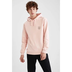 Regular Fit Kapüşonlu Sırt Baskılı Pamuklu Sweatshirt U9756AZ21AU