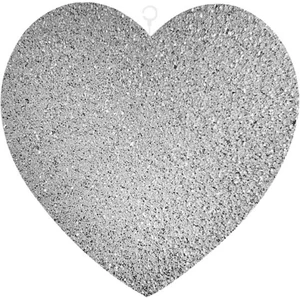 Event Party Store Strafor Kalp Gümüş 26CM x 25CM