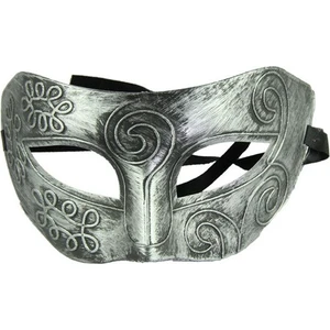 Event Party Store Roma Savaşçı Maske Gümüş