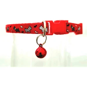 Yavru Kedi Köpek Tasması Kırmızı 19 - 32 cm