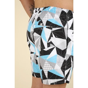 The Fons Erkek Geometri Desen Mayo Şort