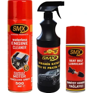 Susuz Motor Temizleme Spreyi / Emniyet Kemeri Yağlayıcı / Seramik Cila / Hızlı Cila / Pratik Cila
