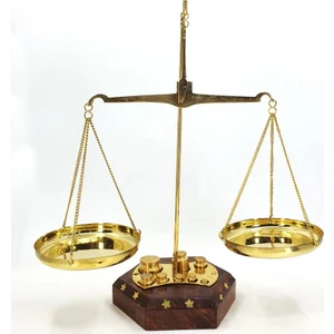 Hediye Kesesi Terazi Ahşap 100 gr