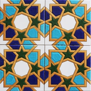 Kütahya Çini Yapı Tasarım  AC99 20X20 cm 4 Adet Çini Karo