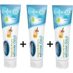 Mecitefendi Doğal Diş Macunu Misvak Özlü 75 ml x 3