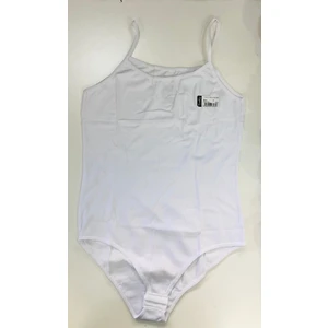 6'lı Paket Ip Askılı Likralı Zıbın Kadın Çıtçıtlı Body