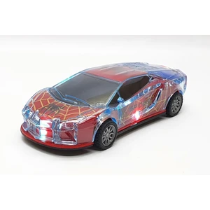 Osman Kızılkaya Spiderman Sesli Işıklı Sürtmeli Model Araba - 1003 - Spider-Man