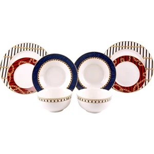 Lucky Art Prudence 24 Parça Bone Serisi Yemek Takımı