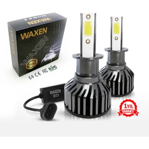 F2 LED Xenon Zenon Far Ampulü 6000 Lümen 6500K Şimşek Etkili Oto LED Far Gerçek Beyaz