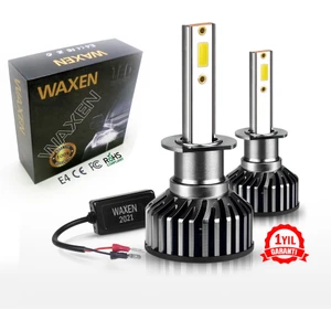 F2 LED Xenon Zenon Far Ampulü 6000 Lümen 6500K Şimşek Etkili Oto LED Far Gerçek Beyaz