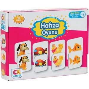 Ck Games Hafıza Oyunu Okul Öncesi Oyun Seti +3 Yaş Eğitici Öğretici 34 Parça Puzzle Oyun Seti