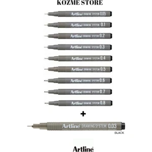 Drawing System Teknik Çizim Kalemi 9  1 003 Tam Set