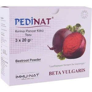 Pedinat Kırmızı Pancar Kökü Tozu 3 x 20 gr