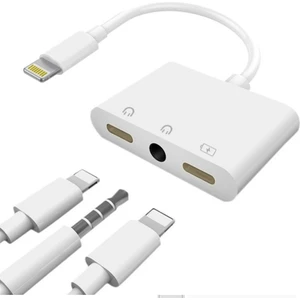 4756 Lightning Kulaklık Şarj Çoklayıcı Çevirici Dönüştürücü Adaptör