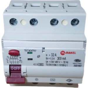 4X32A 300MA Kaçak Akım Rölesi Makel