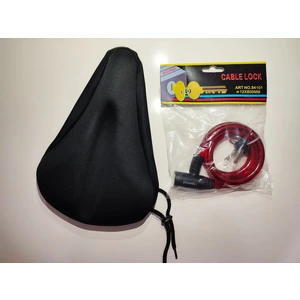 2'li Set Jelli Sele Kılıfı ve Bisiklet Kilidi 12*800 mm