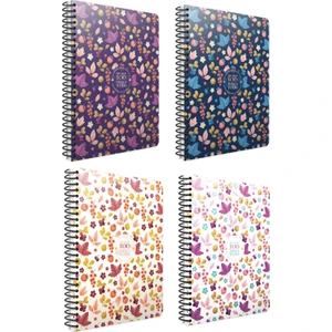 100 Things Spiralli Kareli Defter Seti 4'lü