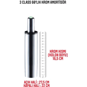 Elayce Ofis 3 Class 60'lık Krom Amortisör