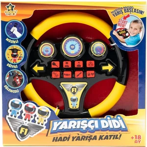 Eğitici Direksiyon - Işıklı Müzikli Yarışcı Didi - Er-Didi - Sarı