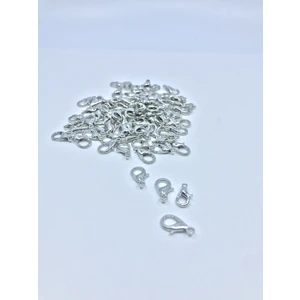 Livza Bijuteri 50 Adet Nikel Papağan Kilit Takı Malzemesi