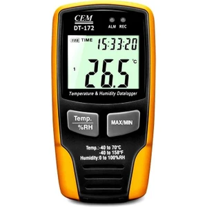 DT-172 Sıcaklık ve Nem Kayıt Cihazı