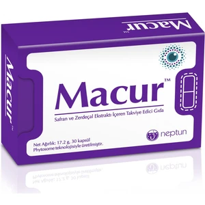 Macur Safran ve Zerdeçal Ekstraktı Içeren Takviye Edici Gıda 30 Kapsül