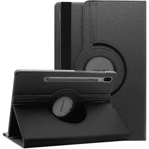 Tekno Grup Samsung Galaxy Tab S7 Fe Lte T737 Kılıf Dönebilen Standlı Kapaklı Kılıf + Cam Ekran Koruyucu